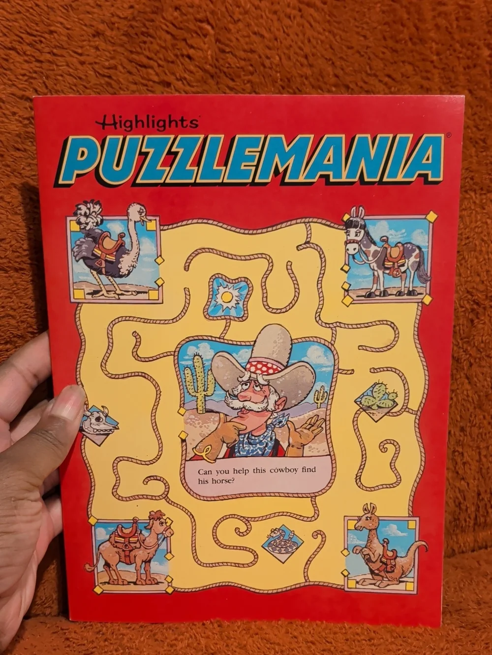 Highlights Puzzlemania Kids Activity Book - 1990